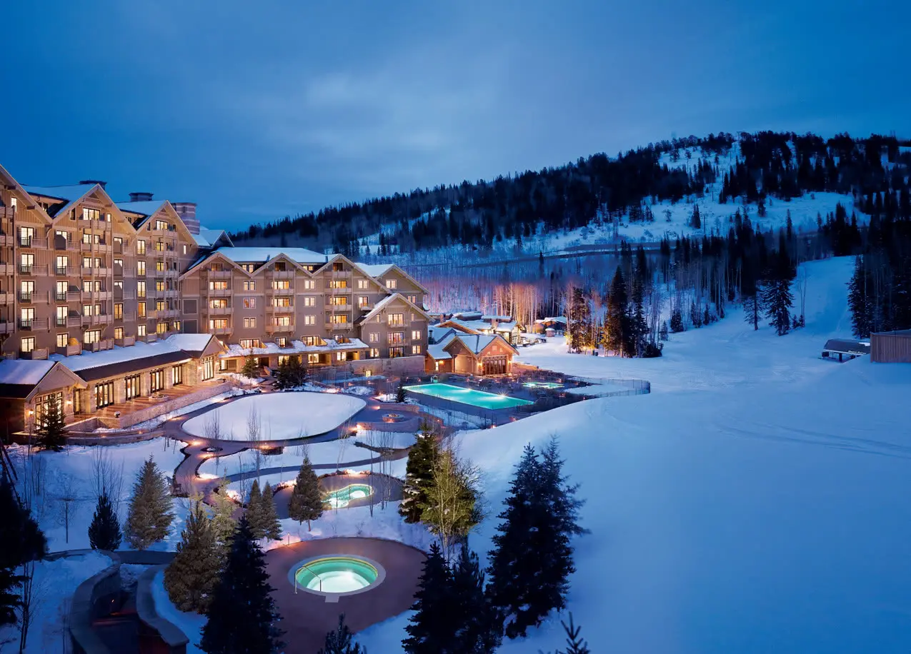 Luxury ski resort in Deer Valley