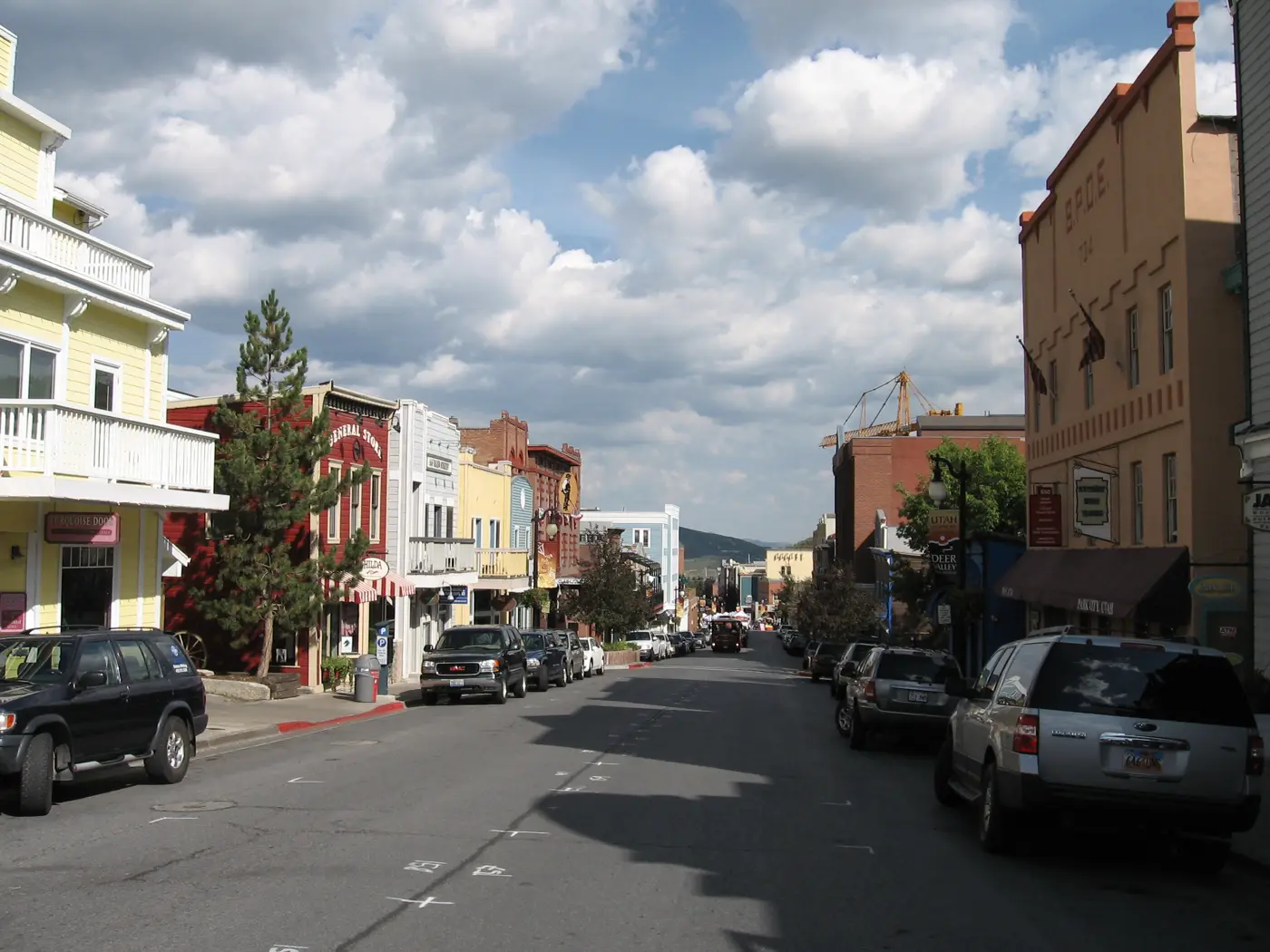 Historic Main Street in Park City, Utah
